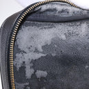 CHANEL COCO Mark Vanity Pouch Caviar Skin Black Gold CC Auth yk17517-21