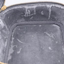 CHANEL COCO Mark Vanity Pouch Caviar Skin Black Gold CC Auth yk17517-12