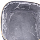 CHANEL COCO Mark Vanity Pouch Caviar Skin Black Gold CC Auth yk17517-23
