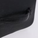 CHANEL COCO Mark Vanity Pouch Caviar Skin Black Gold CC Auth yk17517-8