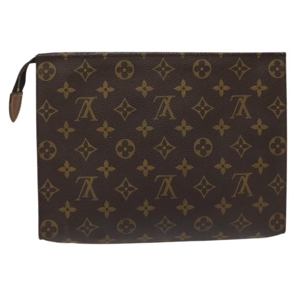 LOUIS VUITTON Monogram Poche Toilette 26 Pouch M47542 LV Auth yk17528