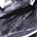 LOEWE Anagram Shoulder Bag Leather Black Silver Auth yk17569-10