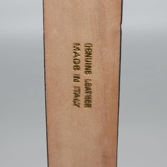 FENDI Belt Leather 39.4"" Black Auth yk17580