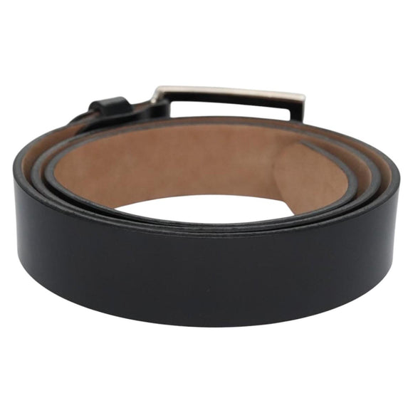 FENDI Belt Leather 39.4"" Black Auth yk17580