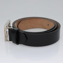 FENDI Belt Leather 39.4"" Black Auth yk17580-4