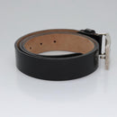 FENDI Belt Leather 39.4"" Black Auth yk17580-5