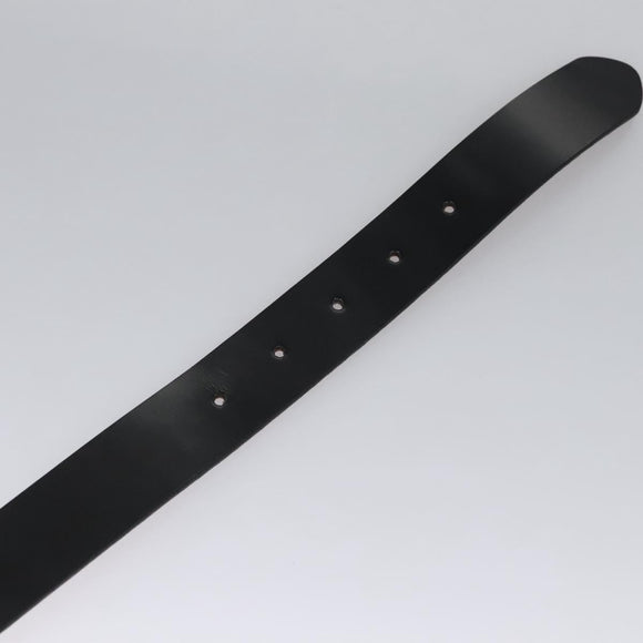 FENDI Belt Leather 39.4"" Black Auth yk17580