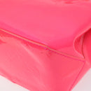 LOUIS VUITTON Monogram Vernis Fluo Reade PM Hand Bag Red M91903 Auth yk17584SAV-15