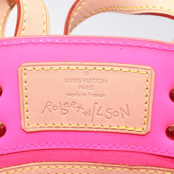 LOUIS VUITTON Monogram Vernis Fluo Reade PM Hand Bag Red M91903 Auth yk17584SAV