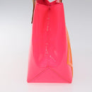 LOUIS VUITTON Monogram Vernis Fluo Reade PM Hand Bag Red M91903 Auth yk17584SAV-3