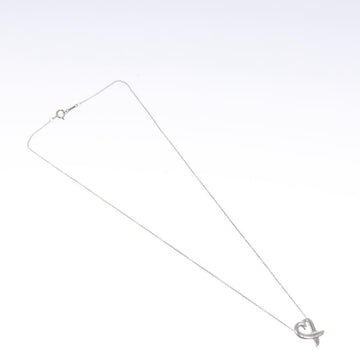 TIFFANY&Co. Loving Heart Necklace Ag925 Silver Auth yk17596 - 0