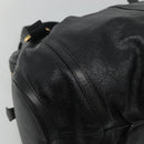 BVLGARI Chandra Tote Bag Leather Black Gold Auth yk17602-14