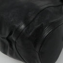 BVLGARI Chandra Tote Bag Leather Black Gold Auth yk17602-15