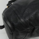 BVLGARI Chandra Tote Bag Leather Black Gold Auth yk17602-16