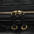 BVLGARI Chandra Tote Bag Leather Black Gold Auth yk17602-10