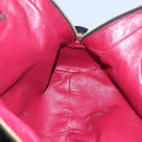 BVLGARI Chandra Tote Bag Leather Black Gold Auth yk17602-18