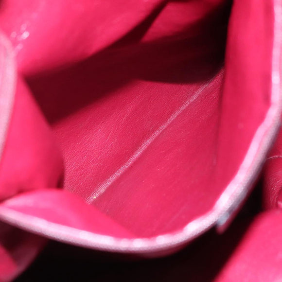 BVLGARI Chandra Tote Bag Leather Black Gold Auth yk17602