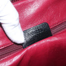 BVLGARI Chandra Tote Bag Leather Black Gold Auth yk17602-12