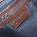 BVLGARI Chandra Shoulder Bag Leather Brown Gold Auth yk17622-16