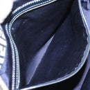 FENDI Zucchino Canvas Hand Bag Navy Silver Auth yk17654-20