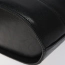 MCM Hand Bag Leather Black Gold Auth yk17655-15