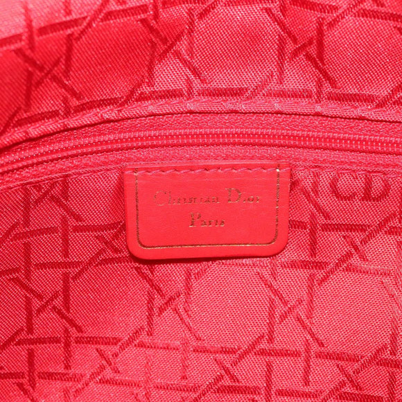 Christian Dior Canage Shoulder Bag Nylon Black Gold Auth yk17665