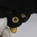 Christian Dior Canage Shoulder Bag Nylon Black Gold Auth yk17665-6