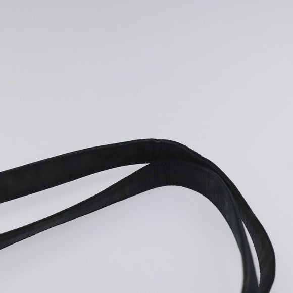 Christian Dior Canage Shoulder Bag Nylon Black Gold Auth yk17665