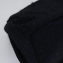 CELINE C Macadam Canvas Towel Pouch set Navy Yellow Auth yk17681-10