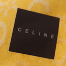 CELINE C Macadam Canvas Towel Pouch set Navy Yellow Auth yk17681-19