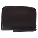 LOUIS VUITTON Taiga Baikal Clutch Bag Acajou M30186 LV Auth yk17736A-1