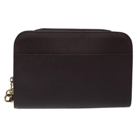 LOUIS VUITTON Taiga Baikal Clutch Bag Acajou M30186 LV Auth yk17736A - 0