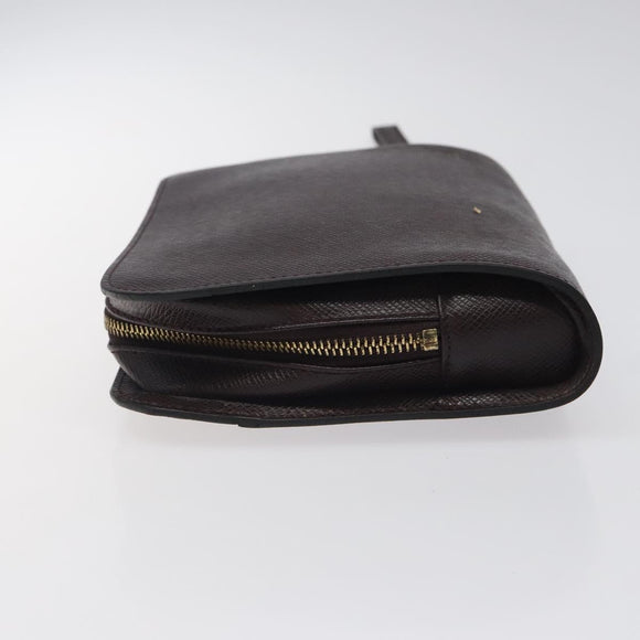 LOUIS VUITTON Taiga Baikal Clutch Bag Acajou M30186 LV Auth yk17736A