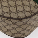 GUCCI GG Supreme Web Sherry Line Shoulder Bag PVC Beige 10 01 3840 Auth yk17755-12