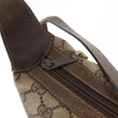 GUCCI GG Supreme Web Sherry Line Shoulder Bag PVC Beige 10 01 3840 Auth yk17755-15