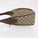 GUCCI GG Supreme Web Sherry Line Shoulder Bag PVC Beige 10 01 3840 Auth yk17755-5