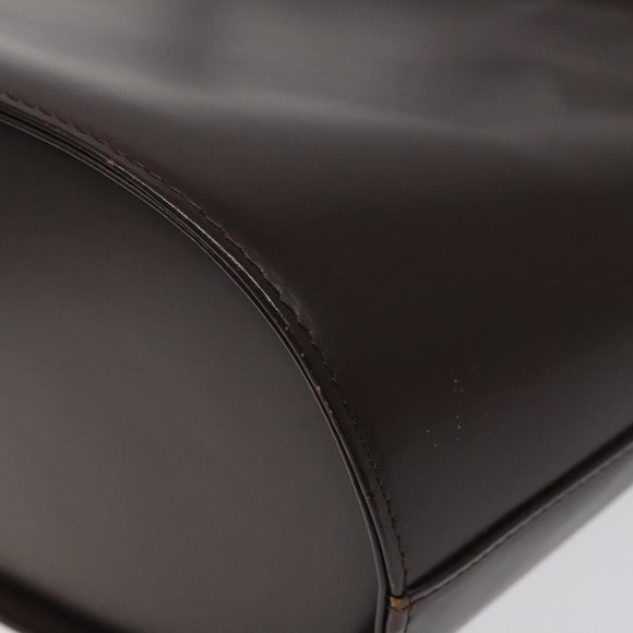 BURBERRY Hand Bag Leather Brown Auth yk17756