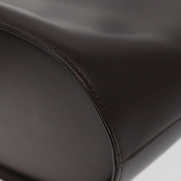 BURBERRY Hand Bag Leather Brown Auth yk17756