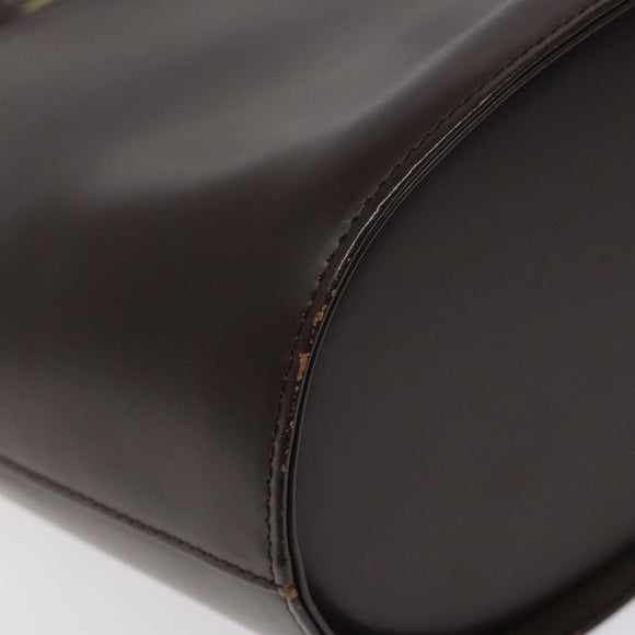 BURBERRY Hand Bag Leather Brown Auth yk17756