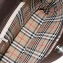 BURBERRY Hand Bag Leather Brown Auth yk17756-10