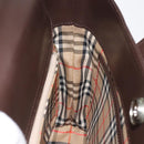 BURBERRY Hand Bag Leather Brown Auth yk17756-17