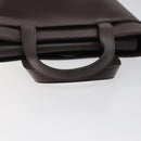 BURBERRY Hand Bag Leather Brown Auth yk17756-7
