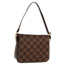 LOUIS VUITTON Damier Ebene Trousse Makeup Pouch N51982 LV Auth yk17788AM-1