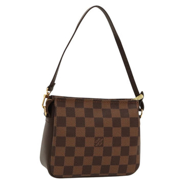 LOUIS VUITTON Damier Ebene Trousse Makeup Pouch N51982 LV Auth yk17788AM