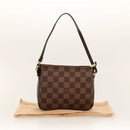 LOUIS VUITTON Damier Ebene Trousse Makeup Pouch N51982 LV Auth yk17788AM-12