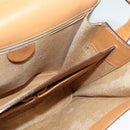 CELINE Macadam Canvas Shoulder Bag PVC Leather Brown Gold Auth yk17805-19