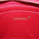 CHANEL Matelasse Chain Shoulder Bag Lamb Skin Gold Red CC Auth yk17818-17