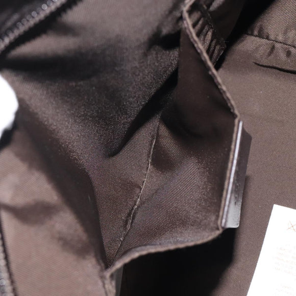 GUCCI GG Canvas Web Sherry Line Hand Bag Beige Silver 284728 Auth yk17820