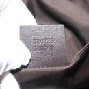 GUCCI GG Canvas Web Sherry Line Hand Bag Beige Silver 284728 Auth yk17820-11