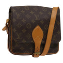 LOUIS VUITTON Monogram Cartouchiere MM Shoulder Bag M51253 LV Auth yk17825-1